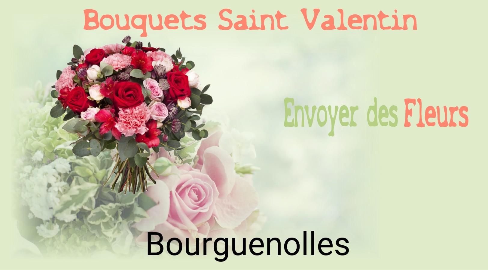 Roses de Saint-Valentin livrées à Bourguenolles